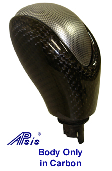 C6 Corvette, Automatic Shift Knob in real Carbon Fiber, w/o Top Cap